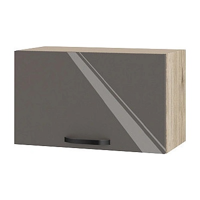 ИРИМ Горен кухненски шкаф Сити АРФ-Антрацит гланц-05-15 60 см