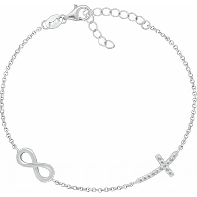 Brilio Silver náramok BRC178W