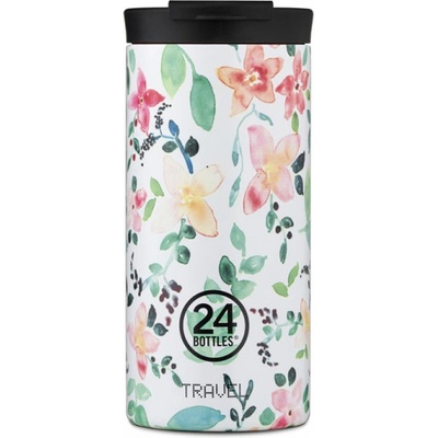 24Bottles nerezový termohrnek Travel Tumbler Little Buds 0,6 l
