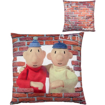 Moravská ústředna Polštář Pat a Mat Zeď PLYŠ 30x30