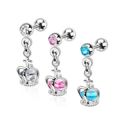 Marre piercing tragus chirurgická ocel korunka HWJD06