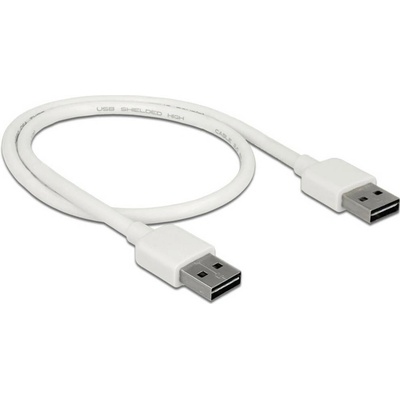 Delock 85192 USB 2.0 USB-A zástrčka USB-A zástrčka 0,5m bílý