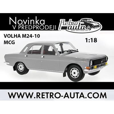 Volha M24-10 1985 Šedá MCG PŘEDOBJEDNÁVKA!!! DOSTUPNOST BUDE UPŘESNĚNA!) 1:18