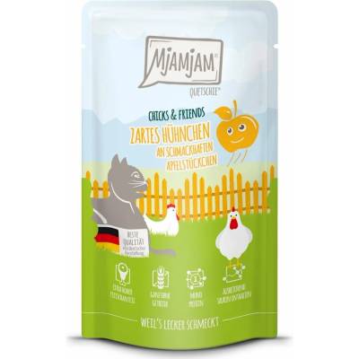 MjAMjAM Quetschie Chicks und Friends Kuře s jablkem 12x125 g