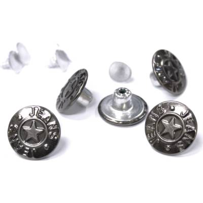 Knoflík natloukací jeansový 124501 17mm šedý – Sleviste.cz