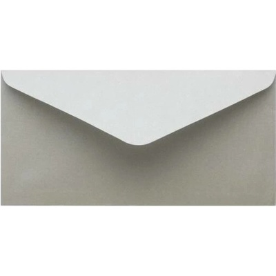 Metalická (perleťová) obálka stříbrná DL (110x220mm)