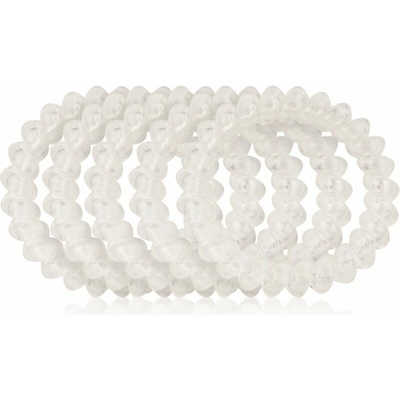 Brushworks Wonder Bobble gumičky do vlasov Clear 5 ks