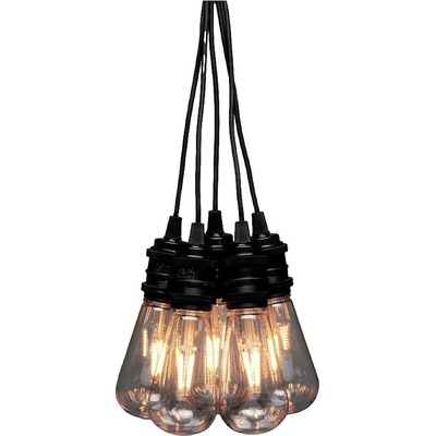 Konstsmide 2352-800 Světelný řetěz venkovní Počet žárovek 10 LED jantar Délka světel: 9.15 m