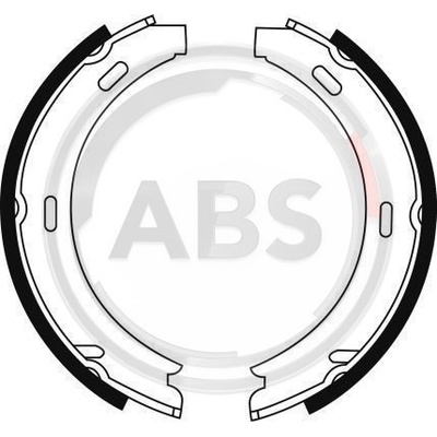 Sada brzd. čeľustí parkov. brzdy A.B.S. 8902