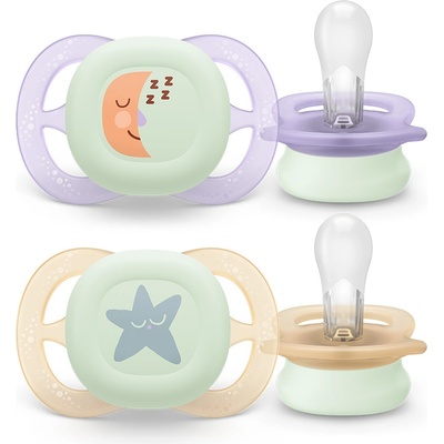 Philips Avent cumlík Ultrastart nočný dievča 2 ks 9028202