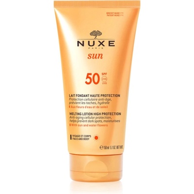 Nuxe Sun Melting Lotion High Protection защитно мляко за загар SPF 50 150ml