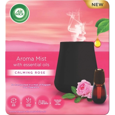 Air Wick aroma vaporizér + náplň Zvodná vôňa ruže 20 ml