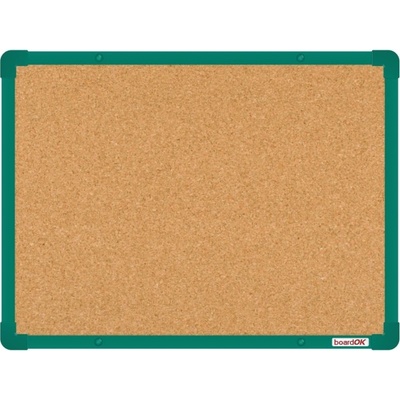 VMS VISION, s.r.o. Korková nástenka boardOK so zeleným rámom 600 x 450
