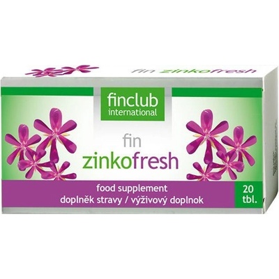 Fincclub Zinkofresh nrw 2 ks 20 tabliet