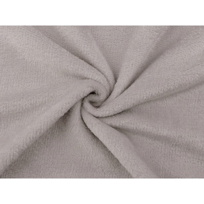 Wellsoft minky oboustranný / flanel samet fleece Varianta: 9 (6) šedá nejsvětlejší, Balení: 1 m