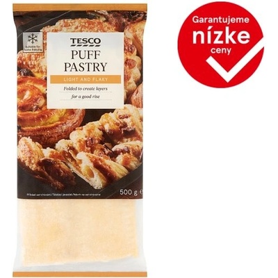Tesco Lístkové cesto hlbokozmrazené 500 g