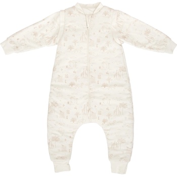 Bimbidreams Бебешки спален чувал с крачета Bimbidreams - Noe, 75 cm, Tog 2.5, White/Linen (8435629206694)