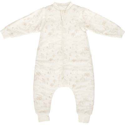 Bimbidreams Бебешки спален чувал с крачета Bimbidreams - Noe, 75 cm, Tog 2.5, White/Linen (8435629206694)