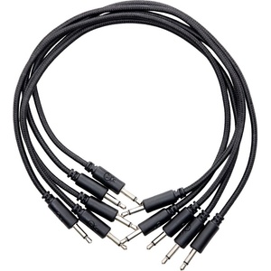 Erica Synths Braided eurorack patch cable 20cm (5pcs, black) 0, 2 m Директен - Директен Пач кабел (<![CDATA[4751030828978]]>)