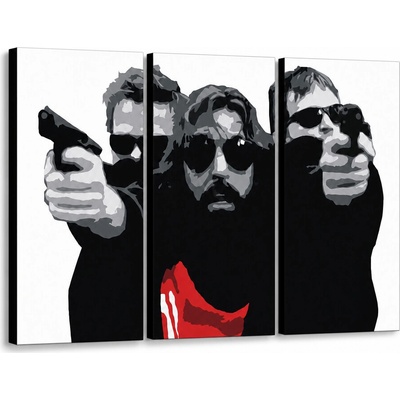 Ručne maľovaný POP Art obraz The bondock saint - 90x60 cm