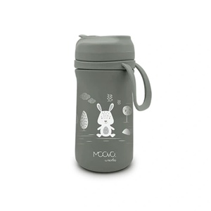 Nuvita Детски термос със сламка Nuvita - Sage Green, 350 ml (NU-PPCP0403)