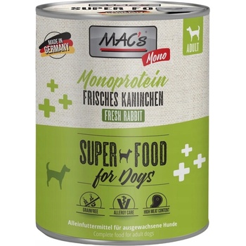MAC's Dog Mono Sensitive králičie 800 g