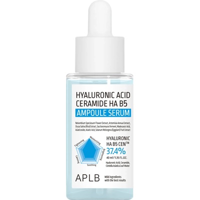 APLB Hyaluronic Acid Ceramide Ha B5 Ampoule Serum хидратиращо ампулно серум 40 мл