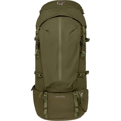 Norrøna Трекинг раница Norrøna Femund Synkron4 80 Pack Walking backpack - Olive Night - размер One Size (505-0883-0211)