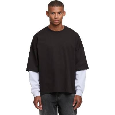 Тениска Def Double long sleeve T-shirt - Black (Jet Black / Bright White)