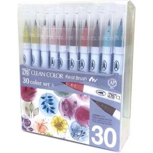 ZIG Clean Color Pensel Pen Комплект A с 30 бр (RB-6000AT/30VA)