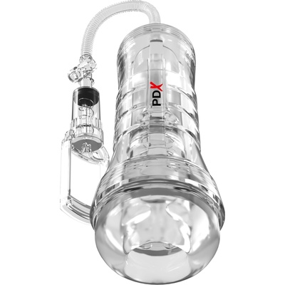 Pipedream PDX Elite ViewTube Vac XXL Pump See-Thru EZ-Grip Pump Stroker Clear