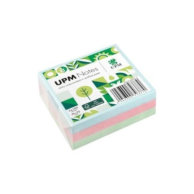 UPM Кубче самозалепващи листчета Pastel 75x75mm, 3x100 листа