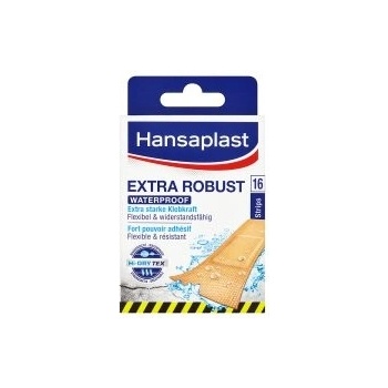 HANSAPLAST Extra Robust voděodolná náplast 16 ks