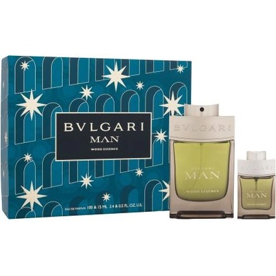 Bvlgari MAN Wood Essence подаръчен комплект: EDP 100 ml + EDP 15 ml за мъже