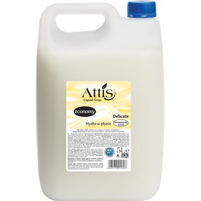 Attis Cremy Milk & honey tekuté mýdlo 5 l