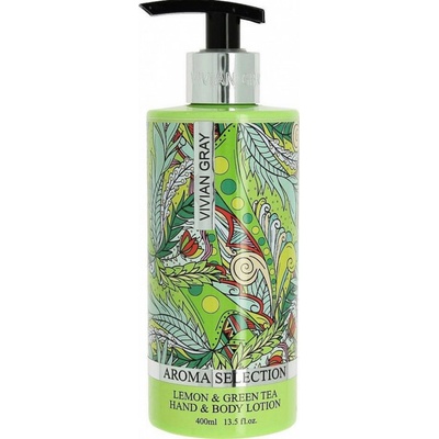 Vivian Gray Aroma Selection Lemon & Green Tea mléko na ruce a tělo 400 ml