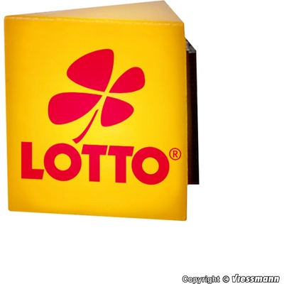 Viessmann H0 Reklamní značka LOTTO s LED osvětlením 1374