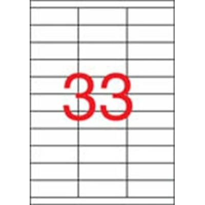 Etikety, univerzálne, 70x25,4 mm, APLI, 3300 etikiet bal