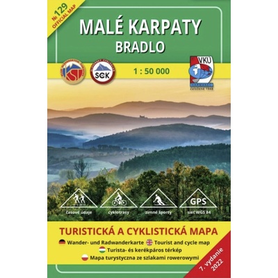 Malé Karpaty - Bradlo - mapa č. 129