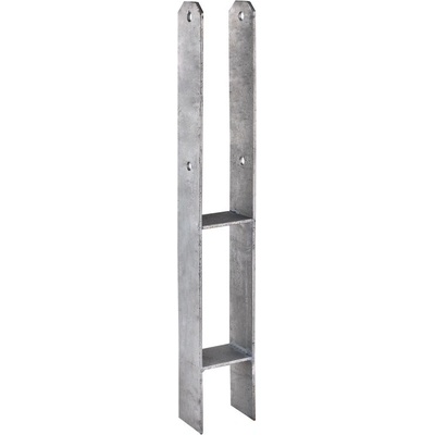 DEMA H-kotva na stĺpik 81x60x600 mm 30471D