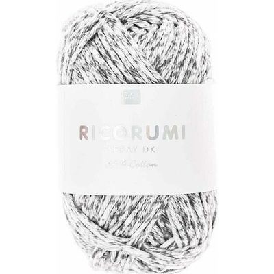 Rico Design Háčkovacia priadza Ricorumi Spray odtieň 010 šedá - 1 ks