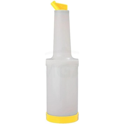 TOMGAST Láhev store´n pourer 1 l, žlutá