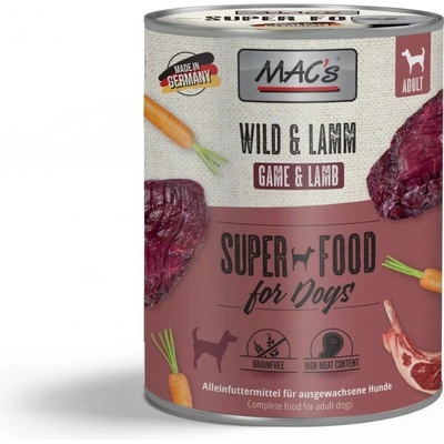 MAC's Dog zvěřina a jehněčí 400 g