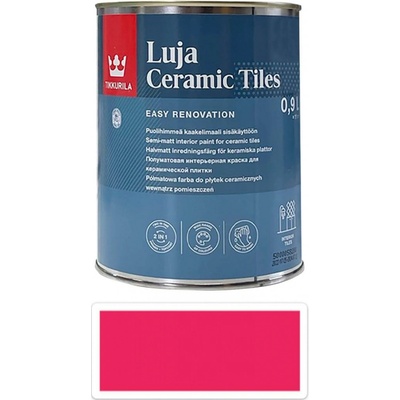 TIKKURILA Luja Ceramic Tiles 0,9 l Ružová