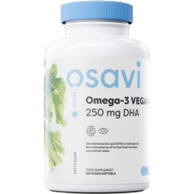 Osavi Omega-3 Vegan | 250 mg DHA [120 Гел капсули]