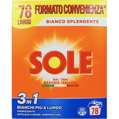 Sole Prací prášek na bílé prádlo 78 PD 3,9 kg