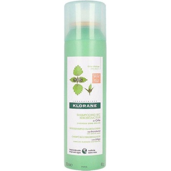 Klorane Nettle suchý šampón pre mastné tmavé vlasy 150 ml