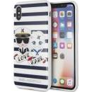 Púzdro Karl Lagerfeld Sailor Stripes TPU Case iPhone X čierne