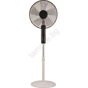 EUROLAMP Вентилатор на стойка 60 w/230 v, Ø 40 см, бял/черен (eu0708)
