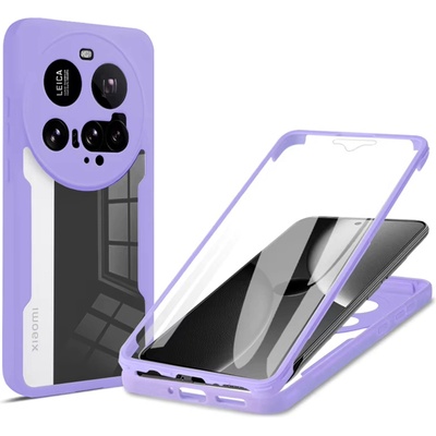 Techsuit Калъф за Xiaomi 15 Ultra - ColorVerse 360 Series + Screen Protector - Лилав
